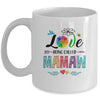 I Love Being Called Mamaw Daisy Flower Mothers Day Mug Coffee Mug | Teecentury.com