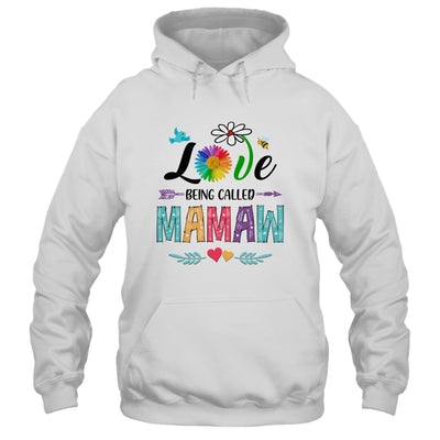 I Love Being Called Mamaw Daisy Flower Mothers Day T-Shirt & Tank Top | Teecentury.com