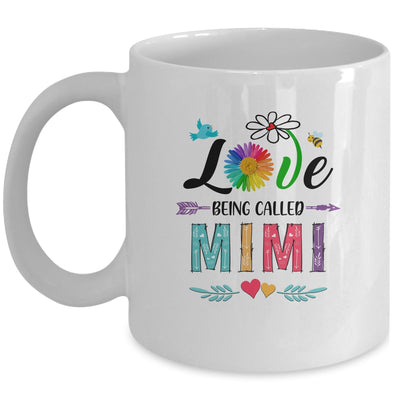 I Love Being Called Mimi Daisy Flower Mothers Day Mug Coffee Mug | Teecentury.com