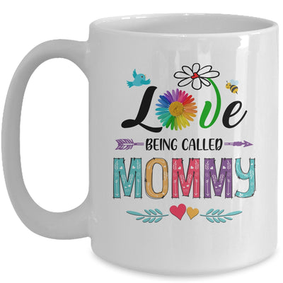 I Love Being Called Mommy Daisy Flower Mothers Day Mug Coffee Mug | Teecentury.com