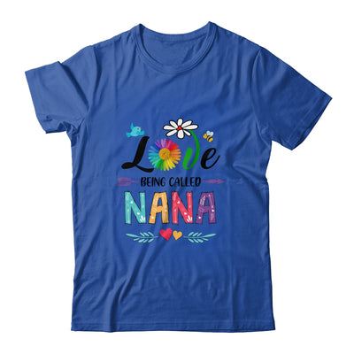 I Love Being Called Nana Daisy Flower Mothers Day T-Shirt & Tank Top | Teecentury.com