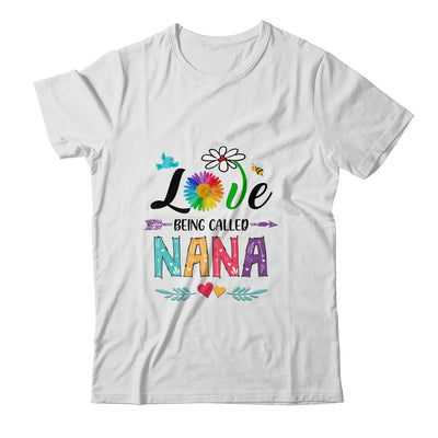 I Love Being Called Nana Daisy Flower Mothers Day T-Shirt & Tank Top | Teecentury.com