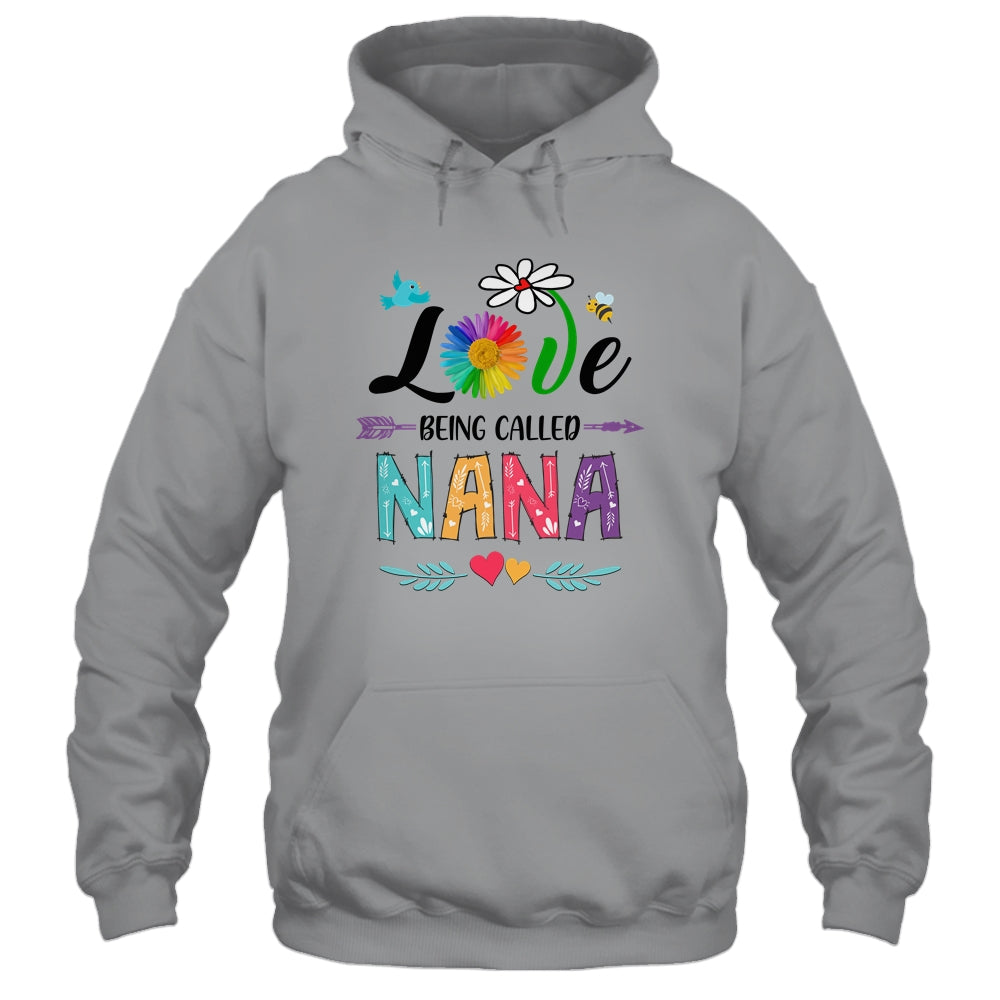 I Love Being Called Nana Daisy Flower Mothers Day T-Shirt & Tank Top | Teecentury.com