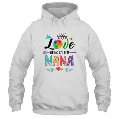 I Love Being Called Nana Daisy Flower Mothers Day T-Shirt & Tank Top | Teecentury.com