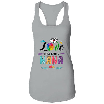 I Love Being Called Nana Daisy Flower Mothers Day T-Shirt & Tank Top | Teecentury.com