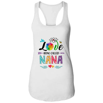 I Love Being Called Nana Daisy Flower Mothers Day T-Shirt & Tank Top | Teecentury.com