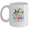 I Love Being Called Nanny Daisy Flower Mothers Day Mug Coffee Mug | Teecentury.com