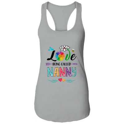 I Love Being Called Nanny Daisy Flower Mothers Day T-Shirt & Tank Top | Teecentury.com