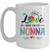 I Love Being Called Nonna Daisy Flower Mothers Day Mug Coffee Mug | Teecentury.com