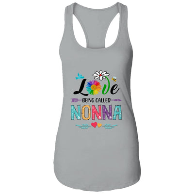 I Love Being Called Nonna Daisy Flower Mothers Day T-Shirt & Tank Top | Teecentury.com