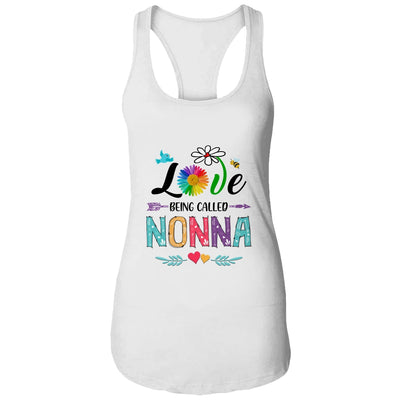 I Love Being Called Nonna Daisy Flower Mothers Day T-Shirt & Tank Top | Teecentury.com