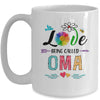 I Love Being Called Oma Daisy Flower Mothers Day Mug Coffee Mug | Teecentury.com