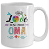 I Love Being Called Oma Daisy Flower Mothers Day Mug Coffee Mug | Teecentury.com