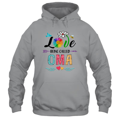 I Love Being Called Oma Daisy Flower Mothers Day T-Shirt & Tank Top | Teecentury.com