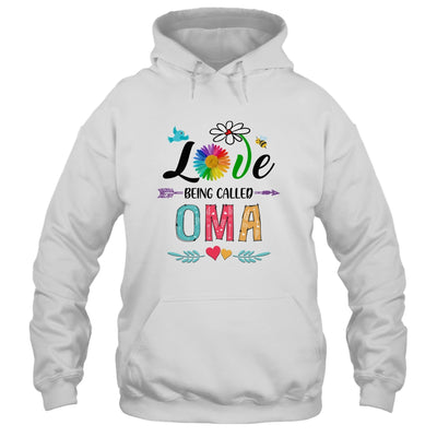 I Love Being Called Oma Daisy Flower Mothers Day T-Shirt & Tank Top | Teecentury.com