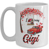 I Love Being Gigi Gnome Red Plaid Heart Valentines Day Mug Coffee Mug | Teecentury.com