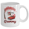 I Love Being Grammy Gnome Red Plaid Heart Valentines Day Mug Coffee Mug | Teecentury.com