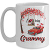 I Love Being Grammy Gnome Red Plaid Heart Valentines Day Mug Coffee Mug | Teecentury.com