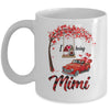 I Love Being Mimi Gnome Red Plaid Heart Valentines Day Mug Coffee Mug | Teecentury.com