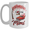 I Love Being Mimi Gnome Red Plaid Heart Valentines Day Mug Coffee Mug | Teecentury.com