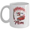 I Love Being Mom Gnome Red Plaid Heart Valentines Day Mug Coffee Mug | Teecentury.com