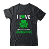 I Love His Shamrocks Funny St Patrick's Day Couples Shirt & Hoodie | teecentury