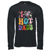 I Love Hot Dads I Heart Hot Dads Retro Groovy Fathers Day Shirt & Hoodie | teecentury