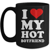 I Love My Hot Boyfriend I Heart My Hot Boyfriend Mug Coffee Mug | Teecentury.com