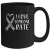 I Love Someone Rare Disease Awareness Ribbon Mug Coffee Mug | Teecentury.com