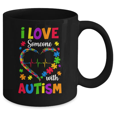 I Love Someone With Autism Awareness Men Women Kids Mug | teecentury