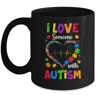 I Love Someone With Autism Awareness Men Women Kids Mug | teecentury