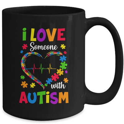I Love Someone With Autism Awareness Men Women Kids Mug | teecentury