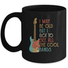 I May Be Old But I Got to See All The Cool Bands Vintage Mug Coffee Mug | Teecentury.com