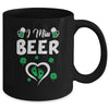 I Miss Beer St Patricks Day Pregnancy Announcement Irish Mug | teecentury