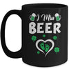 I Miss Beer St Patricks Day Pregnancy Announcement Irish Mug | teecentury