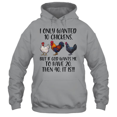 I Only Wanted 10 Chickens Chicken Lover Peckers Women T-Shirt & Tank Top | Teecentury.com