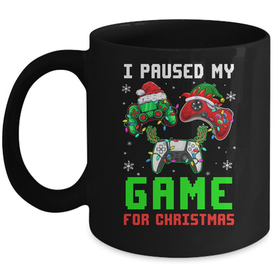 I Paused My Game For Christmas Boys Men Funny Christmas Mug | teecentury