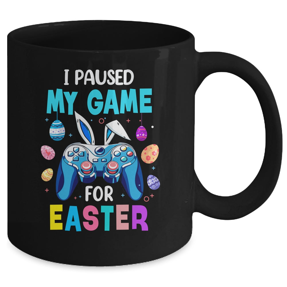 I Paused My Game For Easter Boy Gamer Video Controller Egg Mug | teecentury