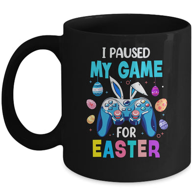 I Paused My Game For Easter Boy Gamer Video Controller Egg Mug | teecentury
