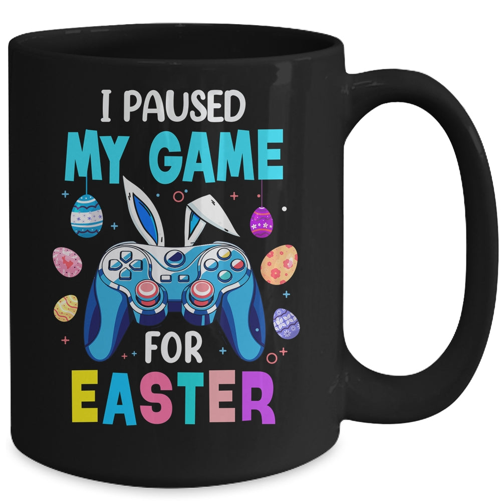 I Paused My Game For Easter Boy Gamer Video Controller Egg Mug | teecentury