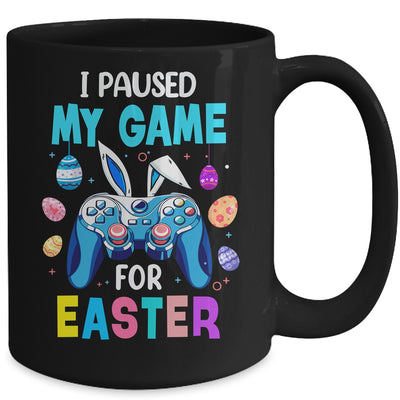 I Paused My Game For Easter Boy Gamer Video Controller Egg Mug | teecentury