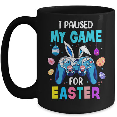 I Paused My Game For Easter Boy Gamer Video Controller Egg Mug | teecentury