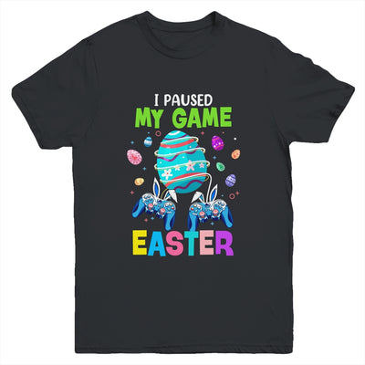 I Paused My Game For Easter Egg Boy Gamer Video Controller Youth Shirt | teecentury