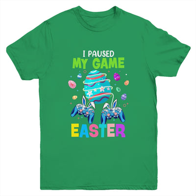 I Paused My Game For Easter Egg Boy Gamer Video Controller Youth Shirt | teecentury