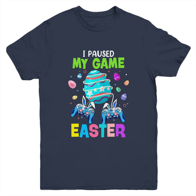 I Paused My Game For Easter Egg Boy Gamer Video Controller Youth Shirt | teecentury