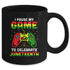 I Paused My Game To Celebrate Juneteenth Gamer Juneteenth Mug Coffee Mug | Teecentury.com