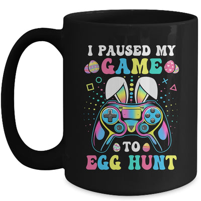 I Paused My Game To Egg Hunt Easter Funny Gamer Boys Girls Mug | teecentury