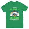 I Paused My Game To Graduate 2022 Youth Youth Shirt | Teecentury.com