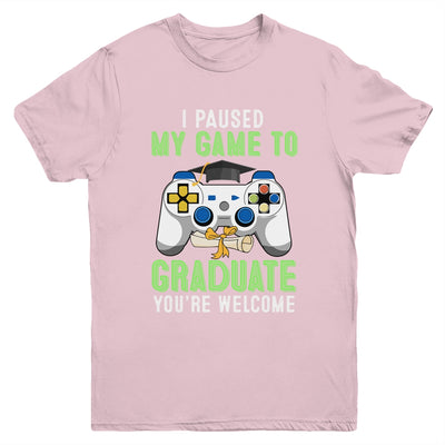 I Paused My Game To Graduate 2022 Youth Youth Shirt | Teecentury.com