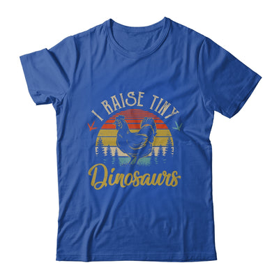 I Raise Tiny Dinosaurs Vintage Retro 70s Chicken Retro Shirt & Tank Top | teecentury